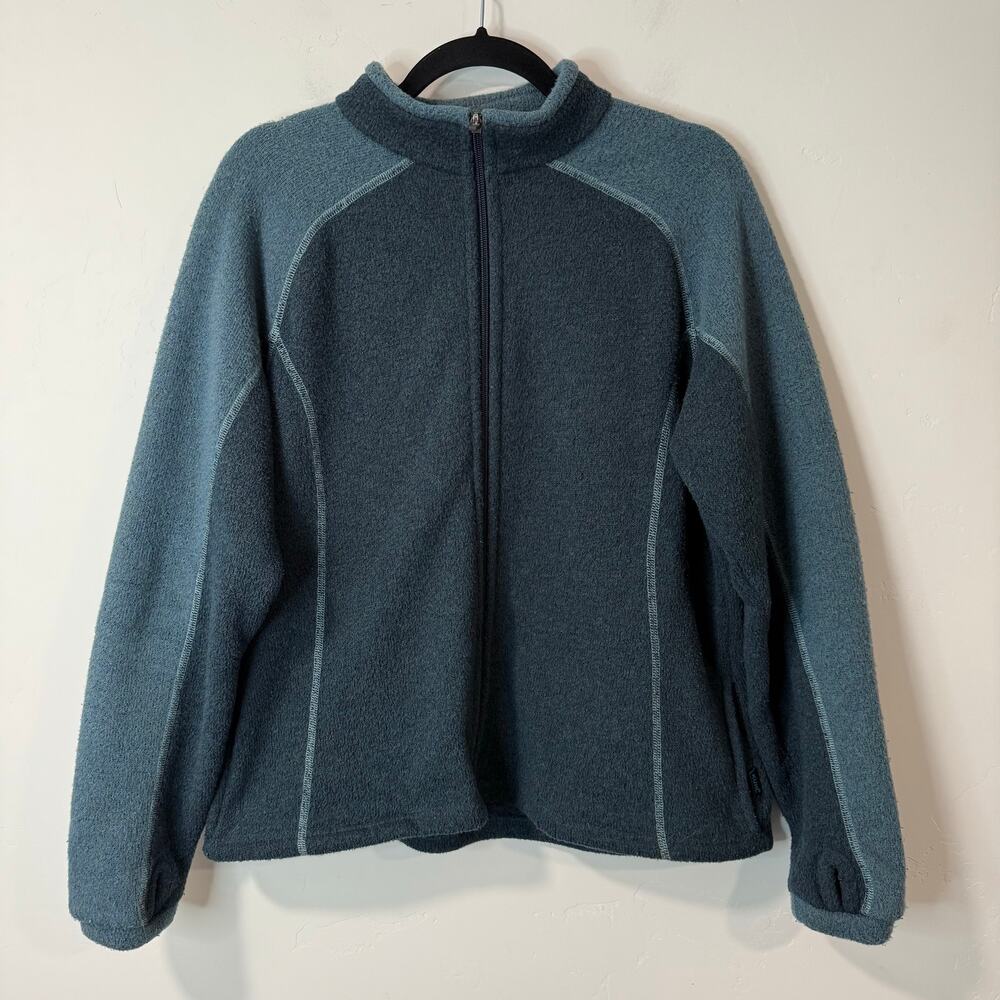 Kuhl Women's Alfpaca Fleece Full Zip Jacket Blue XL‎